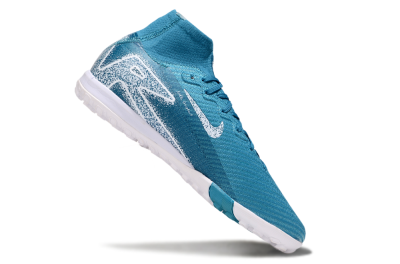 Unisex Nike Air Zoom Mercurial Superfly 10 Elite TF Football Shoes - Blue/White
