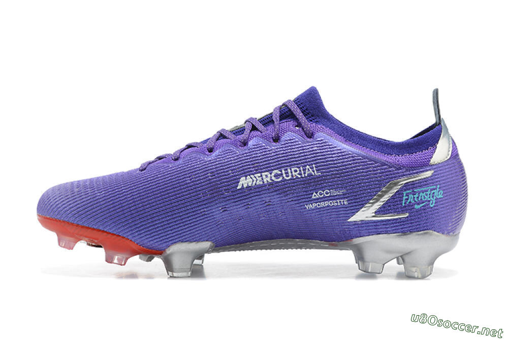 Men's Nike Mercurial Vapor 14 Elite FG Football Boots - Purple/Silver/Black 0