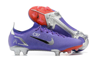 Men's Nike Mercurial Vapor 14 Elite FG Football Boots - Purple/Silver/Black