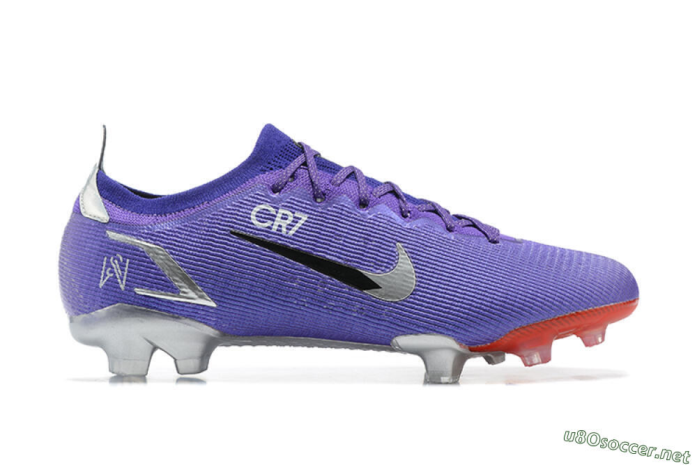 Men's Nike Mercurial Vapor 14 Elite FG Football Boots - Purple/Silver/Black 5