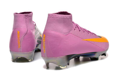 Men's Nike Air Zoom Mercurial Superfly 10 Elite FG Football Boots - Pink/Black/Yellow