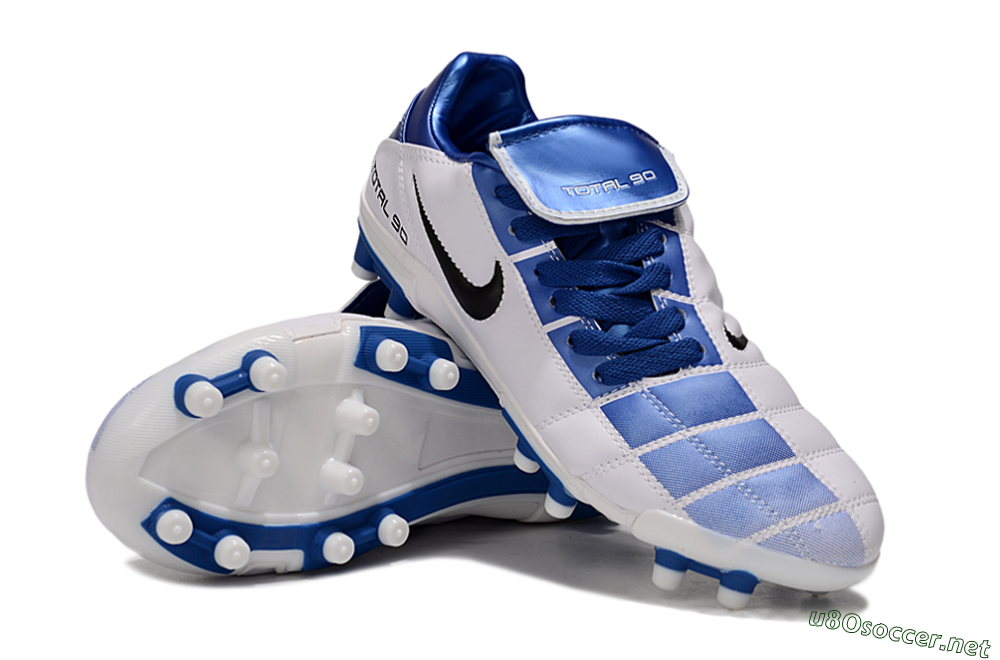 Men's Nike Total 90 III FG Football Boots - Blue/White/Black 4