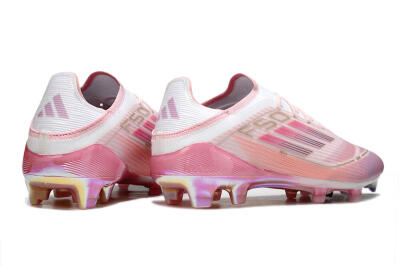 Unisex LY x Adidas F50 Elite FG Football Boots - Pink/White/Gold
