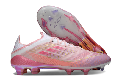 Unisex LY x Adidas F50 Elite FG Football Boots - Pink/White/Gold