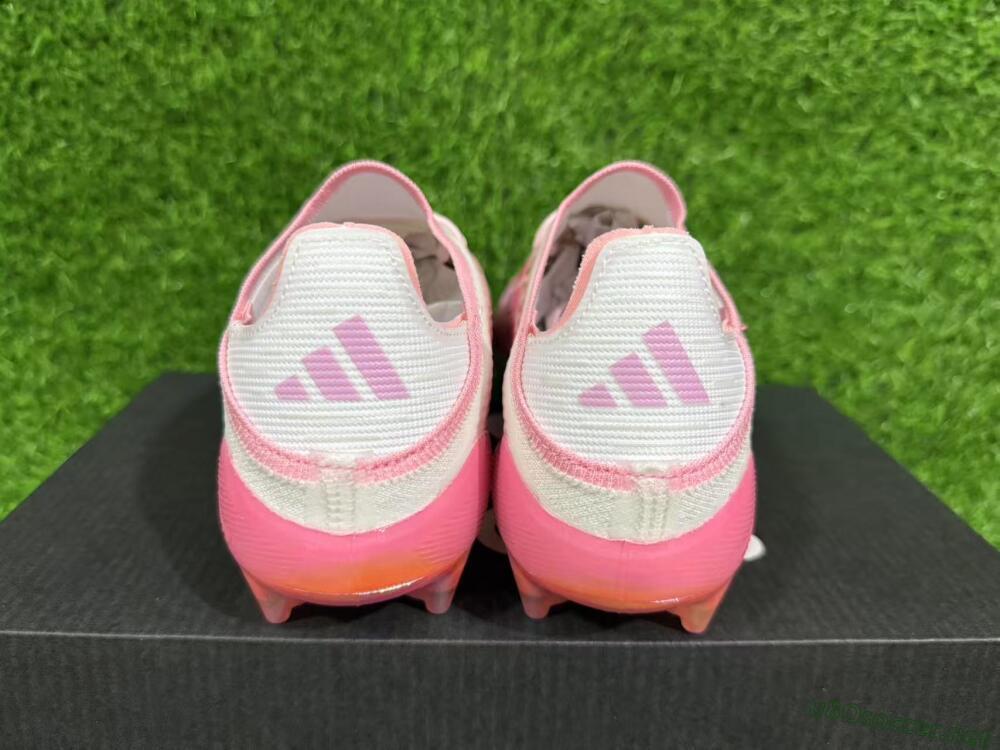 Unisex LY x Adidas F50 Elite FG Football Boots - Pink/White/Gold