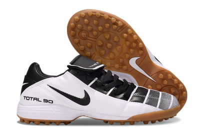Men's Nike Total 90 III TF Football Shoes - Black/White/Brown