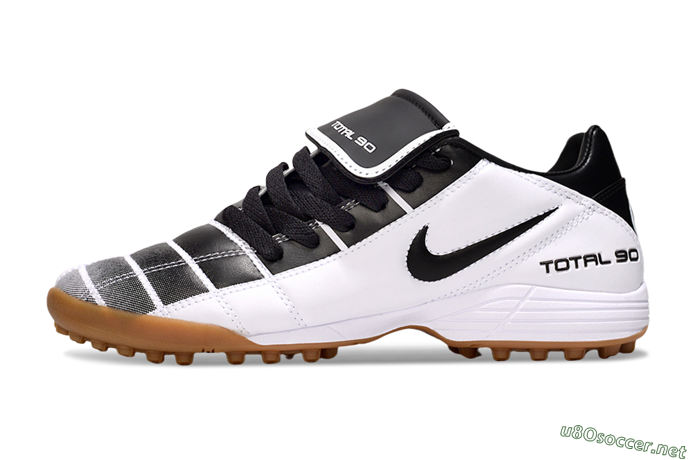 Men's Nike Total 90 III TF Football Shoes - Black/White/Brown 0
