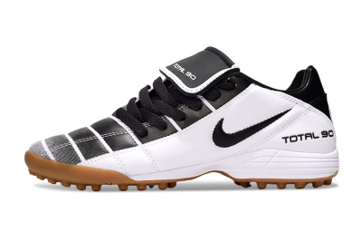 Men's Nike Total 90 III TF Football Shoes - Black/White/Brown