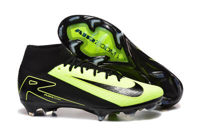 Men's Nike Air Zoom Mercurial Superfly 10 Elite FG Football Boots - Black/Yellow