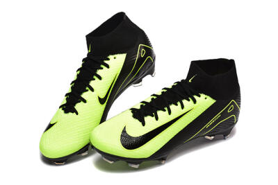 Men's Nike Air Zoom Mercurial Superfly 10 Elite FG Football Boots - Black/Yellow