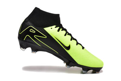 Men's Nike Air Zoom Mercurial Superfly 10 Elite FG Football Boots - Black/Yellow