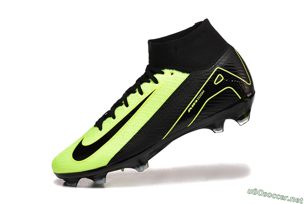 Men's Nike Air Zoom Mercurial Superfly 10 Elite FG Football Boots - Black/Yellow 8