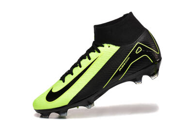Men's Nike Air Zoom Mercurial Superfly 10 Elite FG Football Boots - Black/Yellow