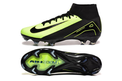 Men's Nike Air Zoom Mercurial Superfly 10 Elite FG Football Boots - Black/Yellow