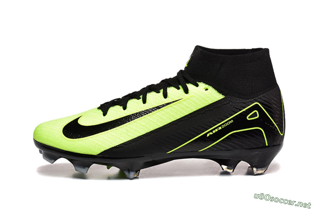 Men's Nike Air Zoom Mercurial Superfly 10 Elite FG Football Boots - Black/Yellow 0