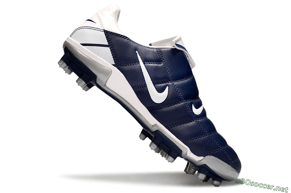 Men's Nike Total 90 III FG Football Boots - White/Blue/Grey 5