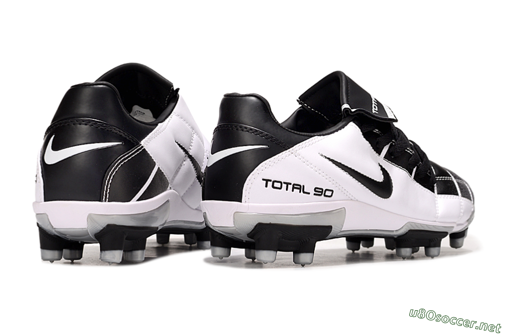 Men's Nike Total 90 III FG Football Boots - Black/White/Grey 7