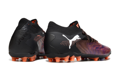 Men's Puma Future 8 Ultimate FG Football Boots - Black/Purple/Orange