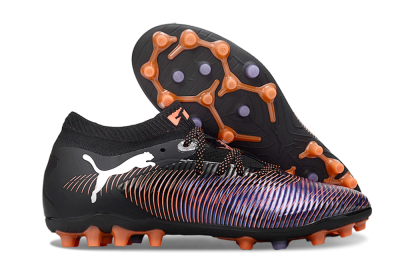 Men's Puma Future 8 Ultimate FG Football Boots - Black/Purple/Orange