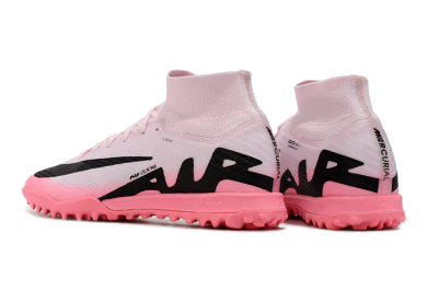 Unisex Nike Air Zoom Mercurial Superfly 9 Elite TF Football Shoes - Pink/Black