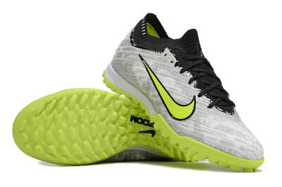 Unisex Nike Air Zoom Mercurial Vapor 15 Elite TF Football Shoes - Silver/Yellow/Black
