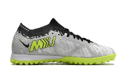 Unisex Nike Air Zoom Mercurial Vapor 15 Elite TF Football Shoes - Silver/Yellow/Black