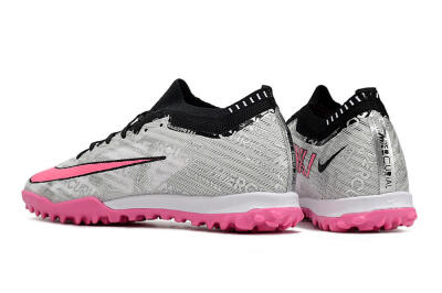 Unisex Nike Air Zoom Mercurial Vapor 15 Elite TF Football Shoes - Silver/Pink/Black
