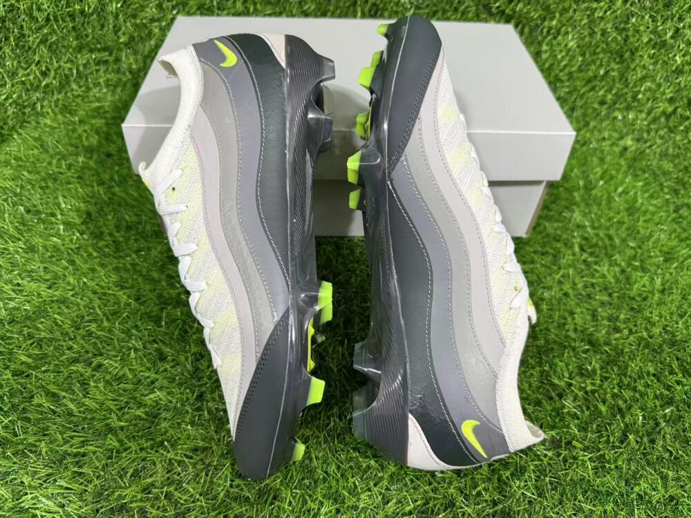 Unisex Nike Air Zoom Mercurial Vapor 16 Elite FG Football Boots - White/Grey/Black
