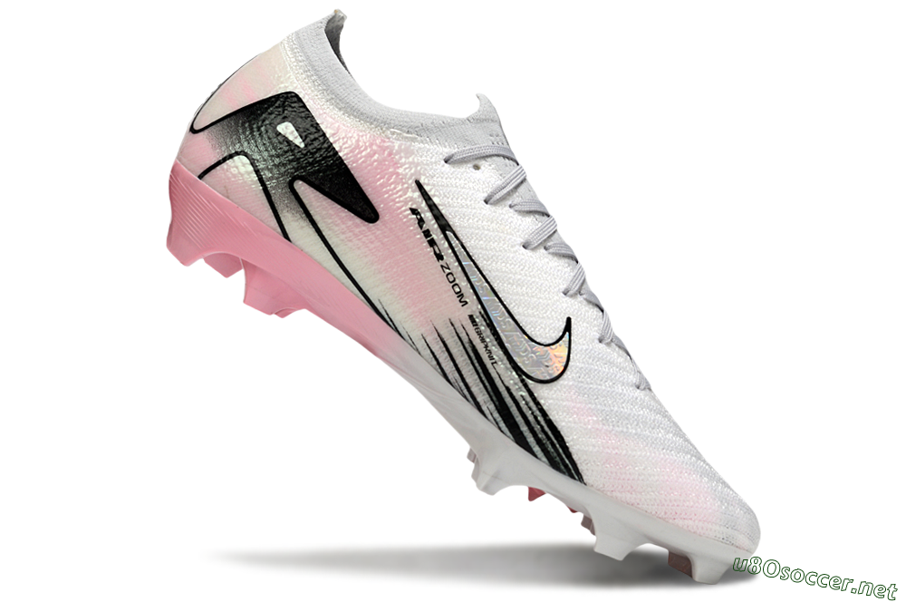 Unisex Nike Air Zoom Mercurial Vapor 16 Elite FG Football Boots - Pink/Silver/Black 5