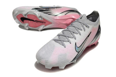 Unisex Nike Air Zoom Mercurial Vapor 16 Elite FG Football Boots - Pink/Silver/Black