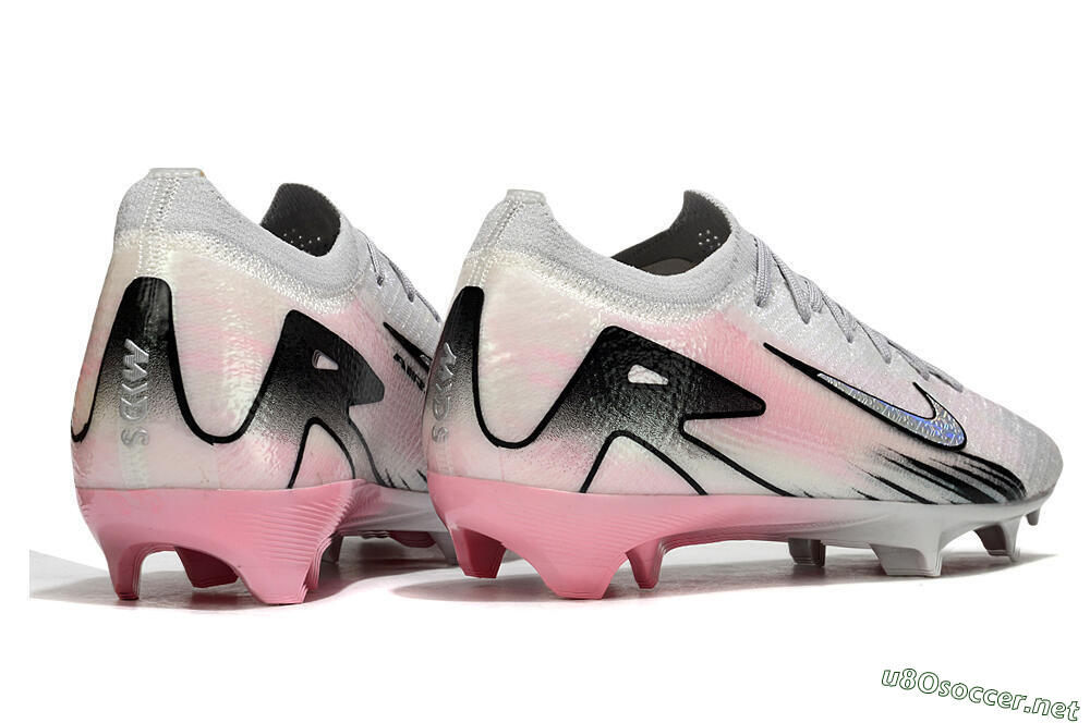 Unisex Nike Air Zoom Mercurial Vapor 16 Elite FG Football Boots - Pink/Silver/Black 7