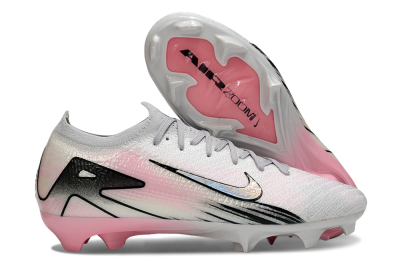 Unisex Nike Air Zoom Mercurial Vapor 16 Elite FG Football Boots - Pink/Silver/Black