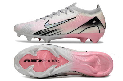 Unisex Nike Air Zoom Mercurial Vapor 16 Elite FG Football Boots - Pink/Silver/Black