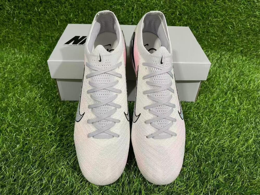 Unisex Nike Air Zoom Mercurial Vapor 16 Elite FG Football Boots - Pink/Silver/Black