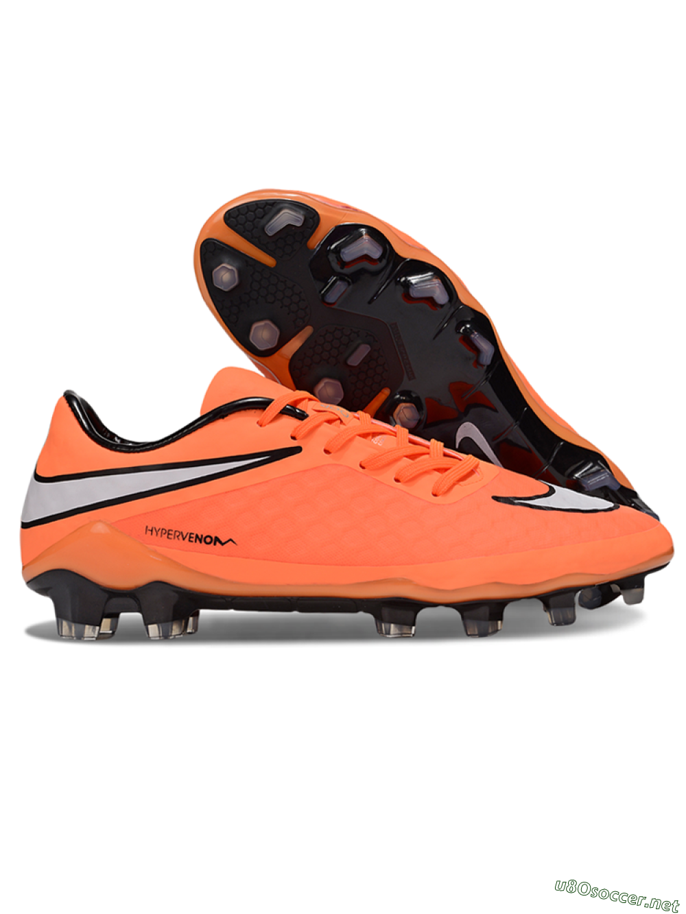 Men's Nike Hypervenom Phantom FG Football Boots - Red/White/Black 2
