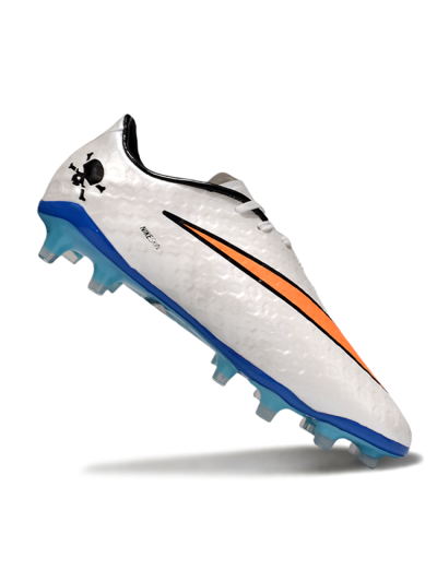 Men's Nike Hypervenom Phantom FG Football Boots - White/Orange/Black