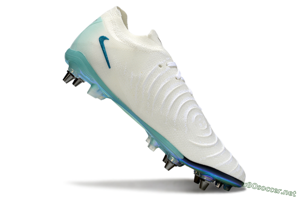 Men's Nike Phantom GX 2 Elite SG Football Boots - White/Blue/Gold 4