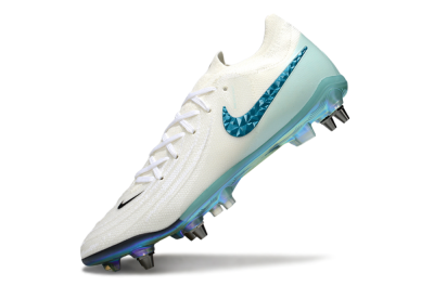 Men's Nike Phantom GX 2 Elite SG Football Boots - White/Blue/Gold