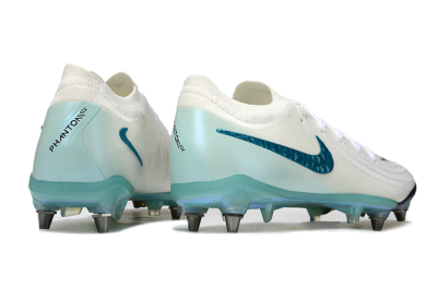 Men's Nike Phantom GX 2 Elite SG Football Boots - White/Blue/Gold