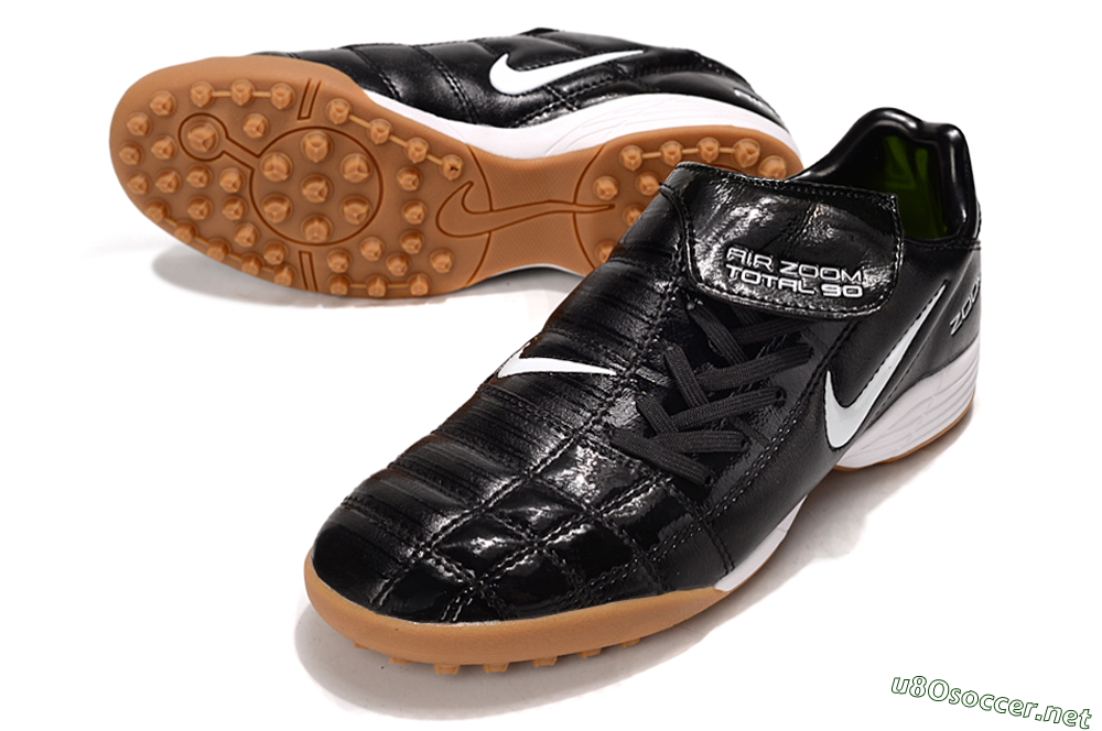 Men's Nike Air Zoom Total 90 III TF Football Shoes - Black/White 3