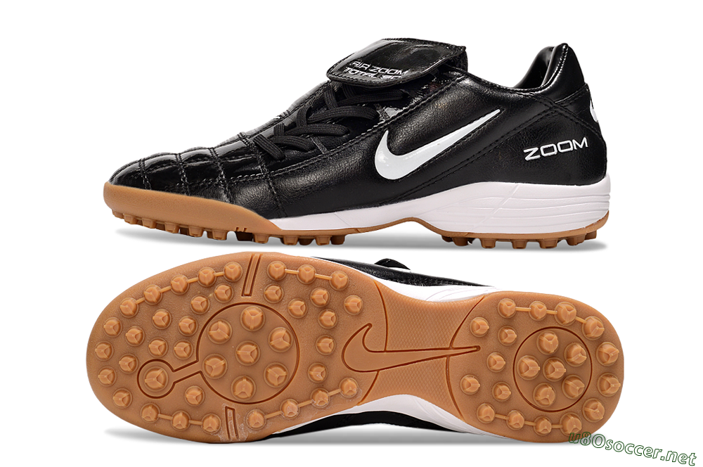 Men's Nike Air Zoom Total 90 III TF Football Shoes - Black/White 1