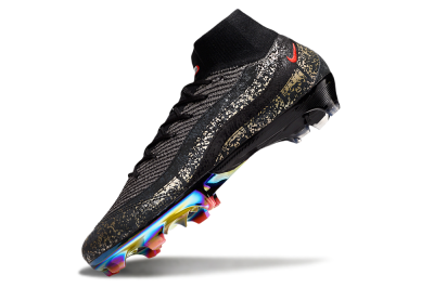 Unisex Nike Air Zoom Mercurial Superfly 10 Elite FG Football Boots - Black/Grey/Red