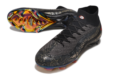 Unisex Nike Air Zoom Mercurial Superfly 10 Elite FG Football Boots - Black/Grey/Red