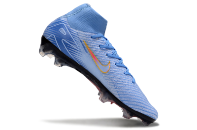 Unisex Nike Air Zoom Mercurial Superfly 10 Elite FG Football Boots - Blue/Pink/Gold