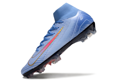 Unisex Nike Air Zoom Mercurial Superfly 10 Elite FG Football Boots - Blue/Pink/Gold