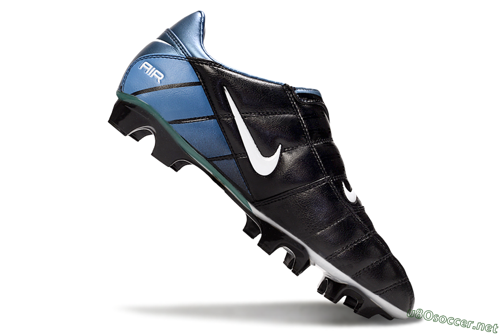 Men's Nike Air Zoom Total 90 III FG Football Boots - Black/Blue/White 4