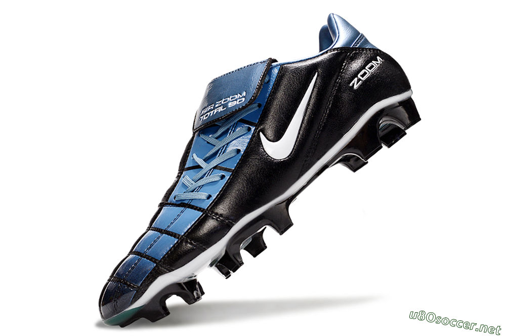 Men's Nike Air Zoom Total 90 III FG Football Boots - Black/Blue/White 5