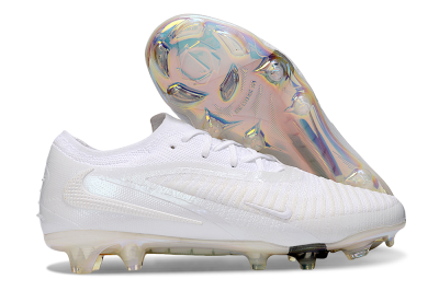 Men's Nike Phantom 6 Low Elite FG Football Boots - Beige/White/Gold