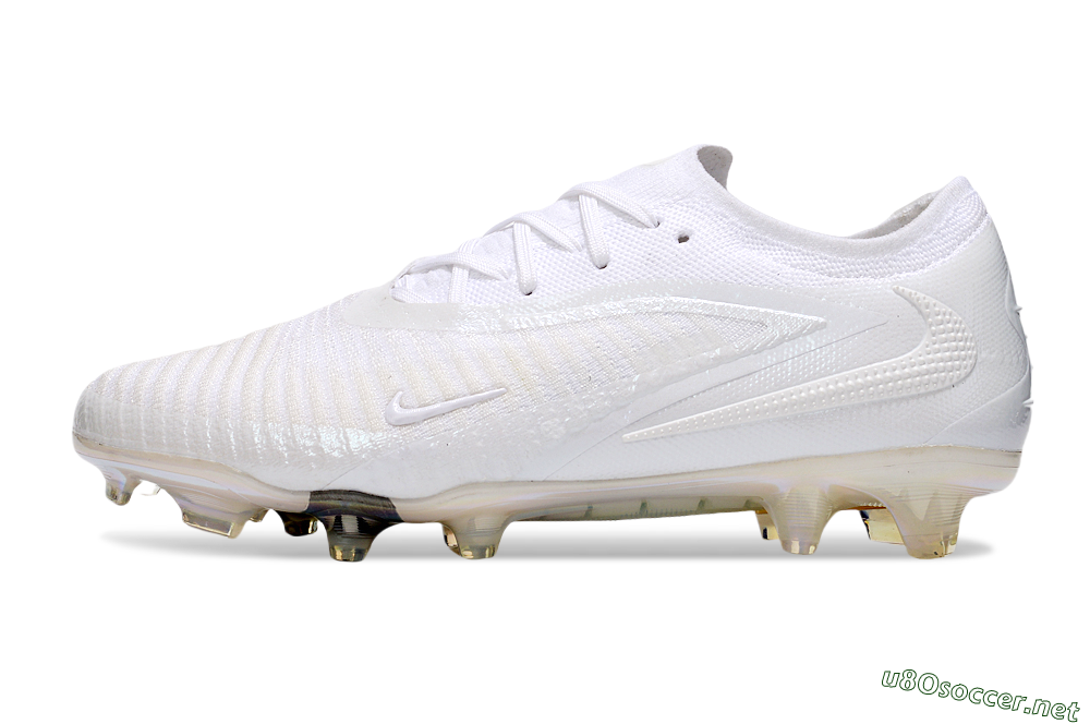 Men's Nike Phantom 6 Low Elite FG Football Boots - Beige/White/Gold 0
