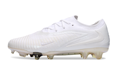 Men's Nike Phantom 6 Low Elite FG Football Boots - Beige/White/Gold